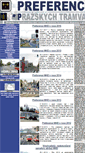 Mobile Screenshot of preference.prazsketramvaje.cz
